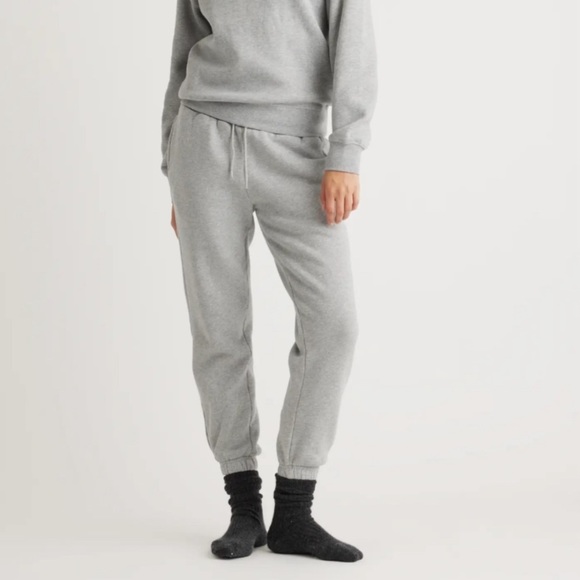 Quince Pants - Quince Organic Heavyweight Fleece Boyfriend Sweatpant